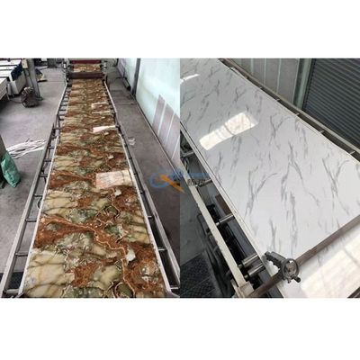 1220mm beschichtendes künstliches PVC-Marmor-UVblatt, das Maschine herstellt