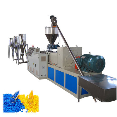 Plastikkörnchen 20m3 des Doppelschneckenextruder-15m, das Maschine herstellt