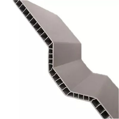 Gewölbtes Doppelwand PVC, das Plastikprofil-Maschine überdacht